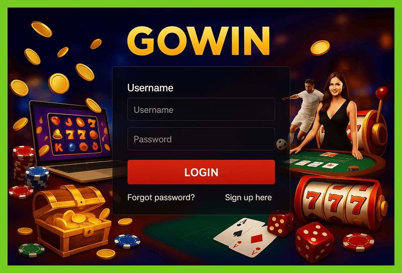 Criar uma nova Conta no plataforma GOWIN